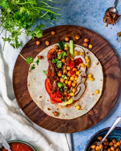 Summer Chickpea Wrap