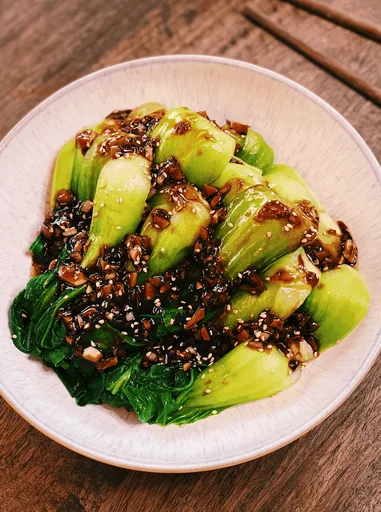 Restaurant Style Bok Choy with Garlic Sauce