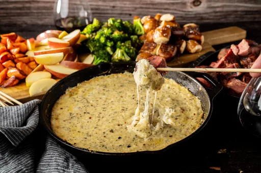 Fondue de queso ahumado