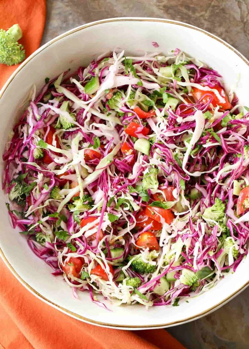 Broccoli Cabbage Salad