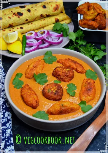 Zucchini (Courgette) Vegan Kofta Curry (Stove Top, Air Fryer)