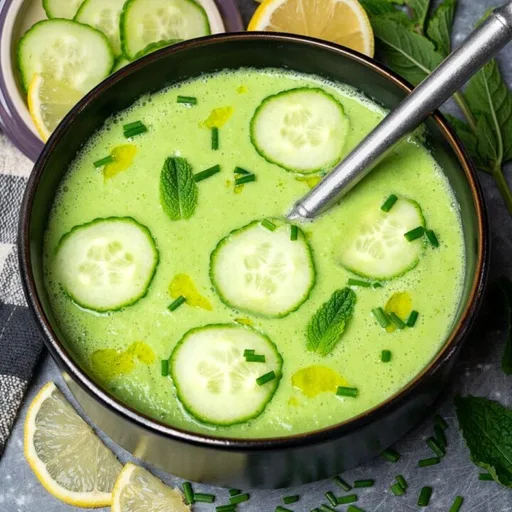 Sopa fría de pepino