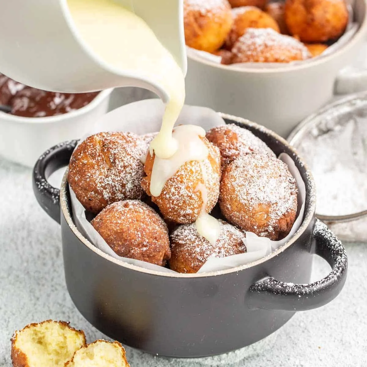 Ricotta Donut Holes (Ponchiki)