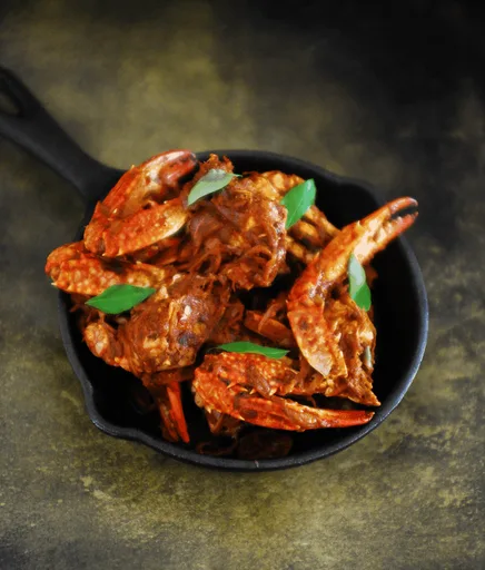 Kerala Style Crab Roast (Njandu Roast)
