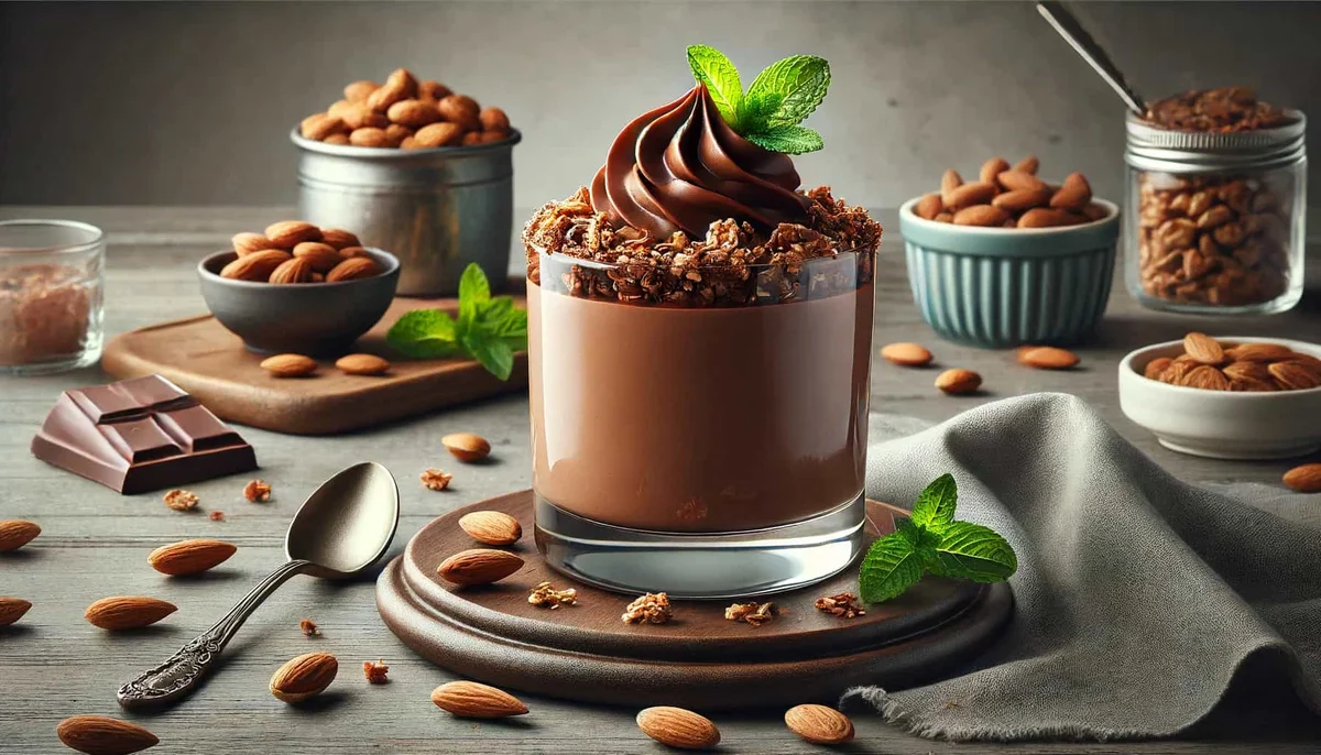Chocolate avocado mousse
