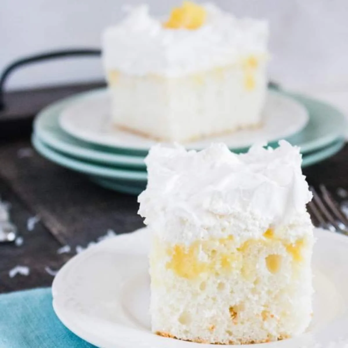 Pina Colada Poke Cake