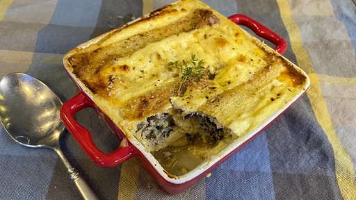 Savory Blintz Soufflé