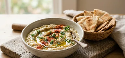 Fire Roasted Eggplant Babaganoush