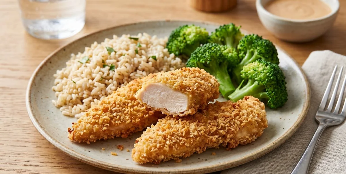 Moist Baked Tender Chicken Fingers