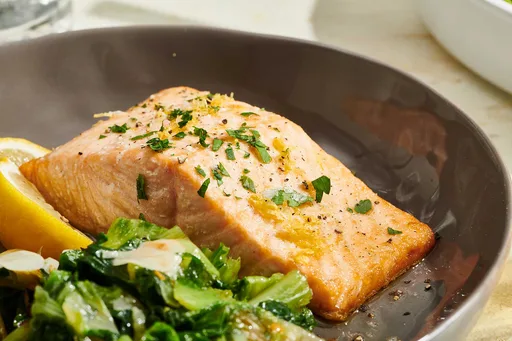 Salmon With Lemon Butter Sauce