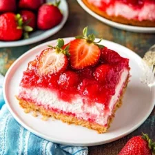 Upside Down Strawberry Cake