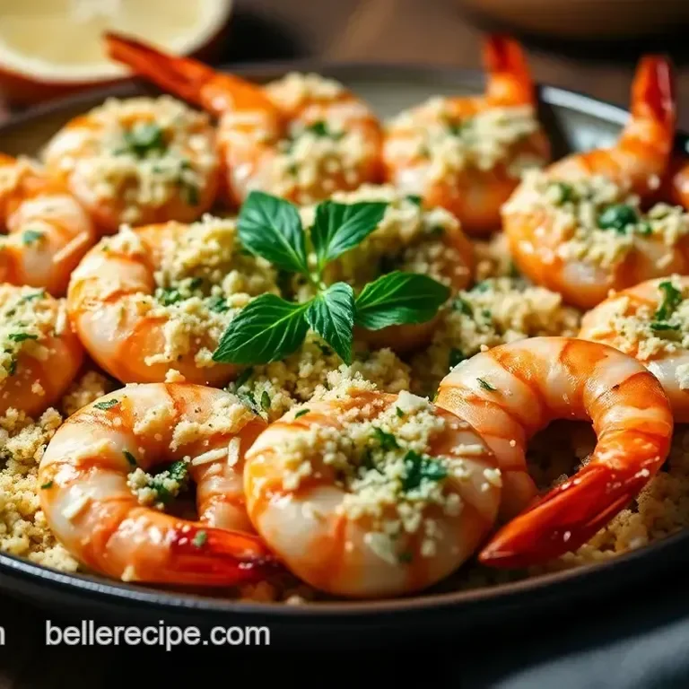 Savory Herb & Cheese Stuffed Shrimp