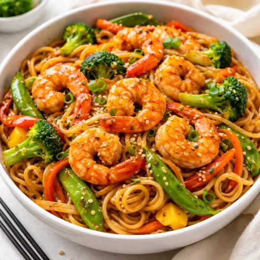 30-Minute Shrimp Stir Fry With Noodles - Fast, Fresh, and Flavor-Packed
