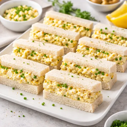 Egg Salad Finger Sandwiches - Simple, Creamy, and Perfect for Any Gathering