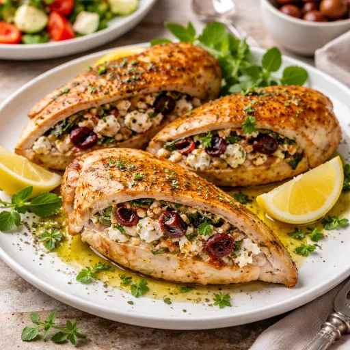 Greek Stuffed Chicken Breast With Feta and Olives – A Bright, Flavor-Packed Dinner