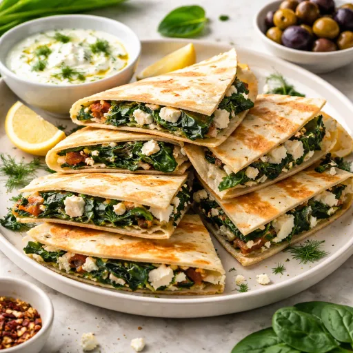 Mediterranean Quesadillas With Spinach And Feta – Fast, Flavorful, And Weeknight Easy