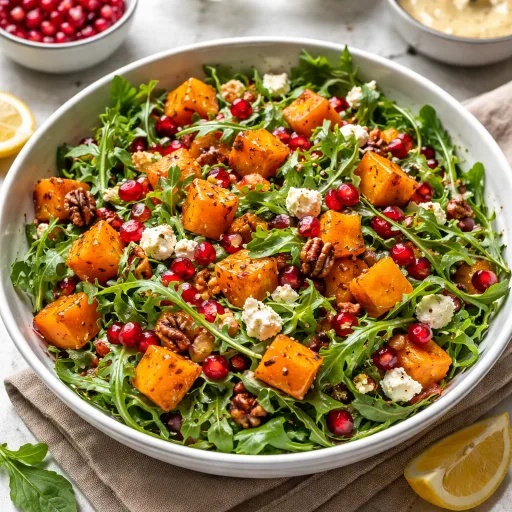 Roasted Butternut and Pomegranate Salad – Bright, Cozy, and Easy