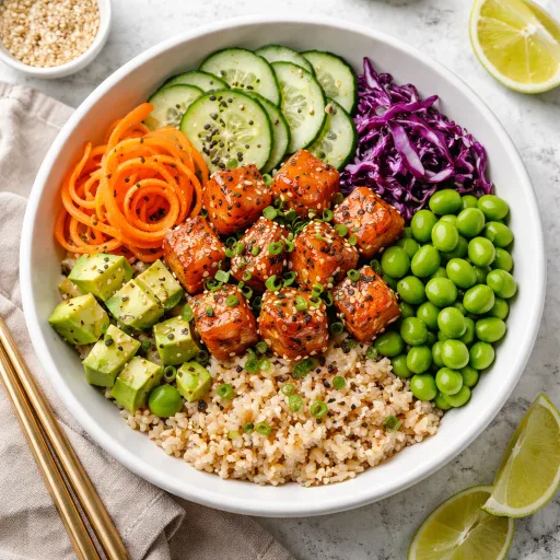 Salmon Edamame Power Bowl - Fresh, Bright, and Protein-Packed
