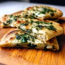 Spinach Cheese Flatbreads