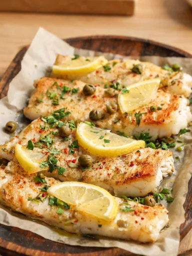 Easy Coastal Baked Fish with Lemon and Garlic