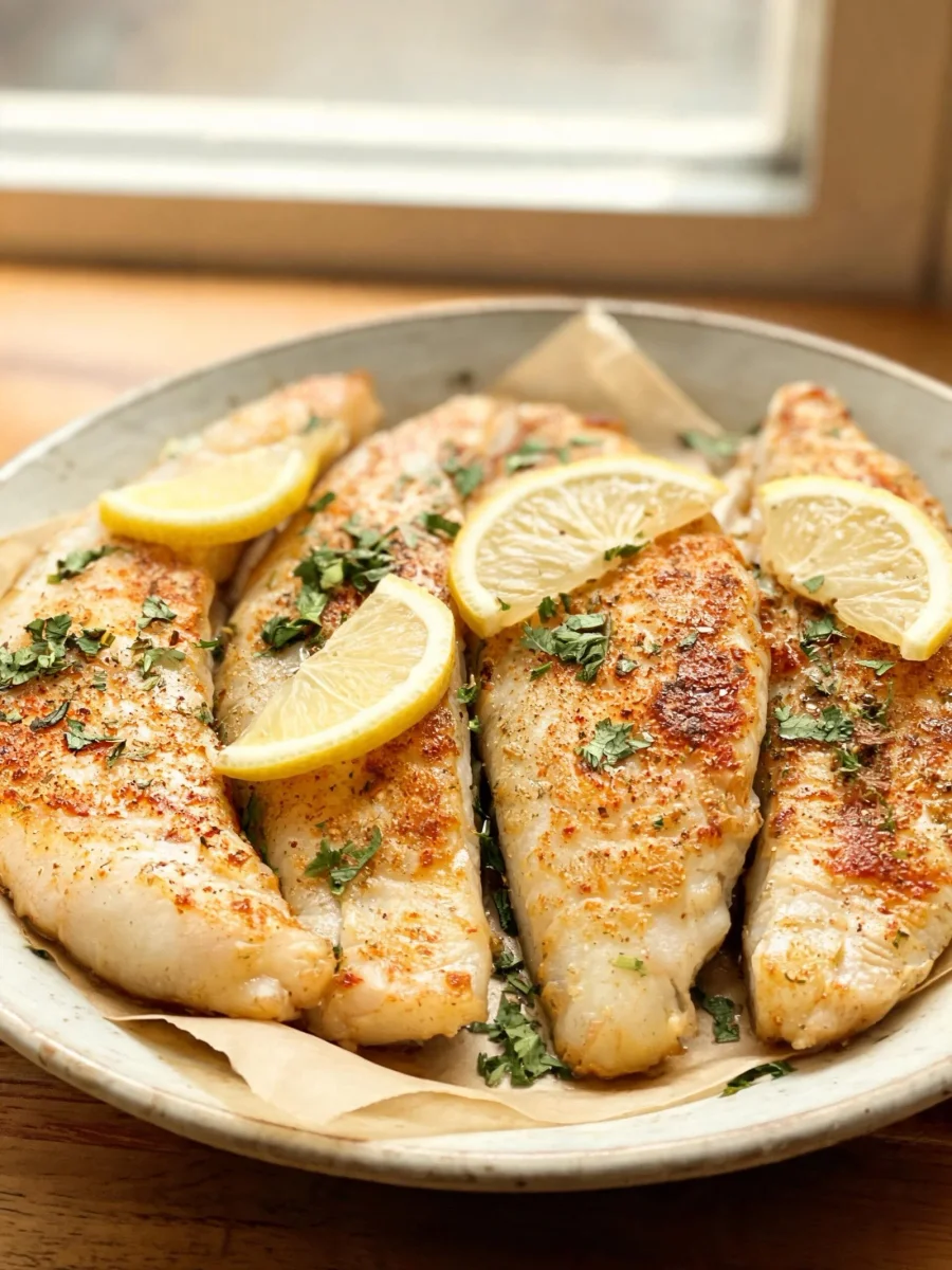 Garlic Butter Baked Swai Fish