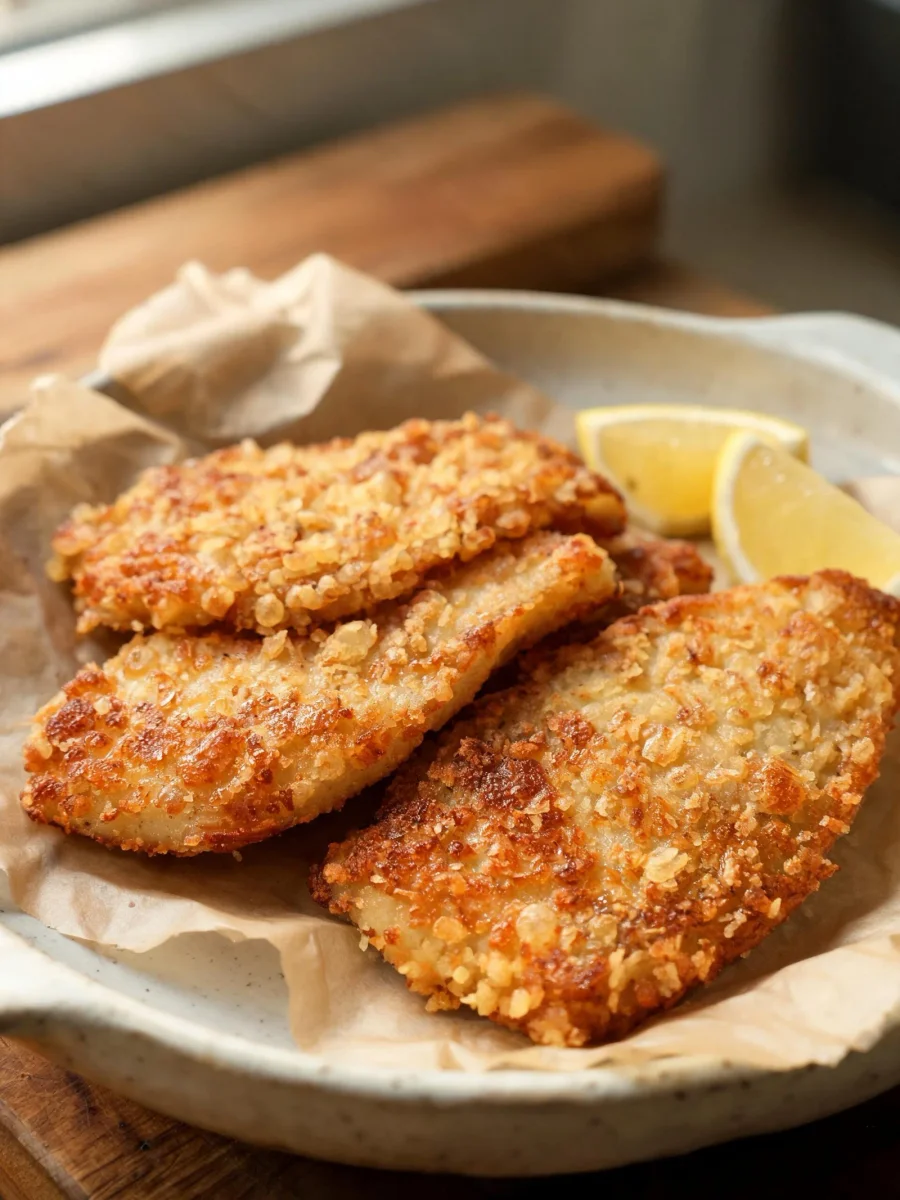 Receita de filé de peixe crocante