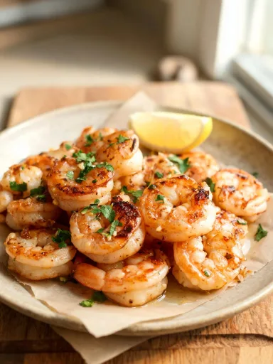 Crevettes au beurre à l’ail, faciles et dans le style côtier, pour un soir de semaine