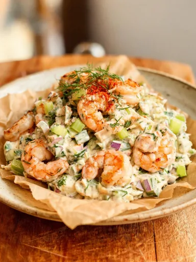 Salade de crevettes facile et saine