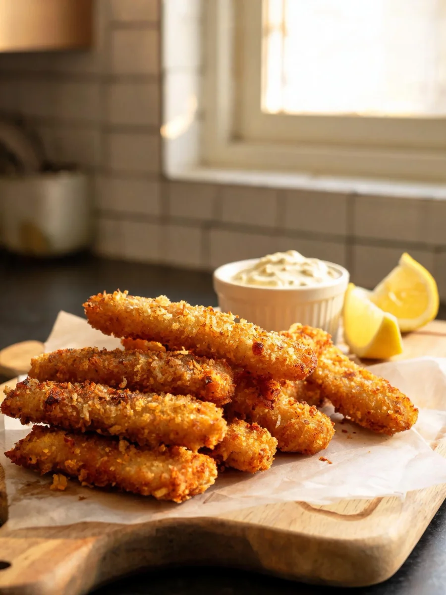 Crispy Fish Sticks in Air Fryer