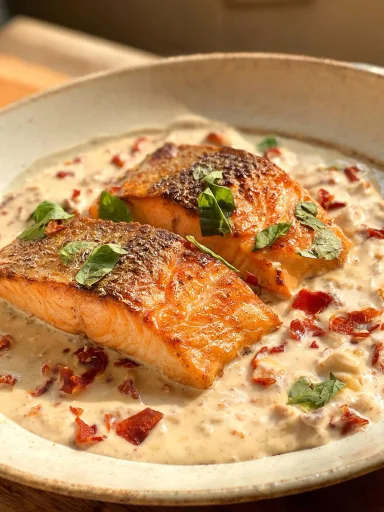 Keto Marry Me Salmon – The Creamy Skillet Dinner That'll Steal Your Heart