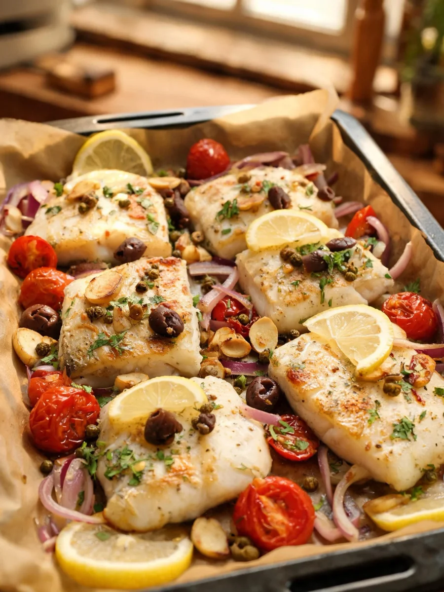 Mediterranean Baked Fish