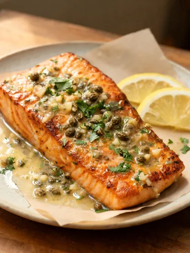 Salmon Piccata