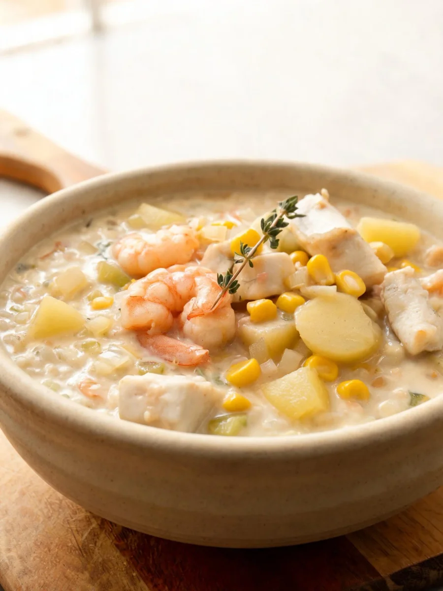 The Coziest Homemade Seafood Chowder You'll Make All Winter