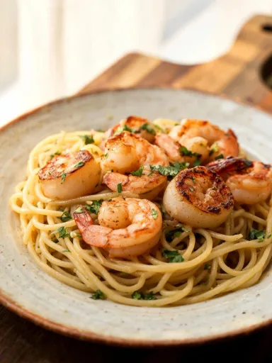 Seafood Pasta Recipe with White Wine Garlic Butter Sauce