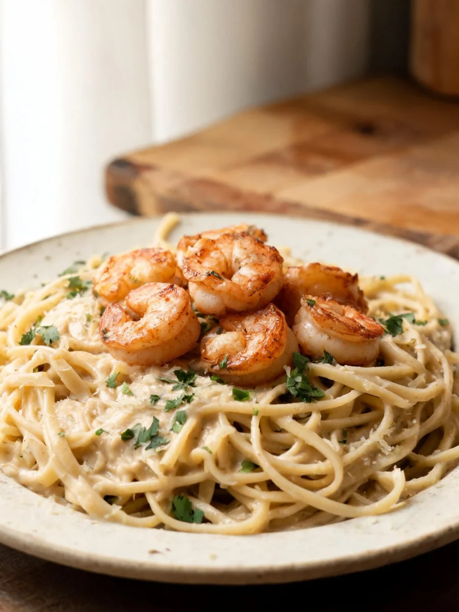 Creamy Shrimp Alfredo
