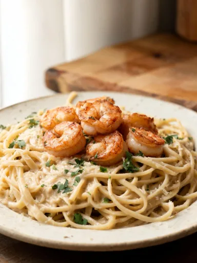Creamy Shrimp Alfredo