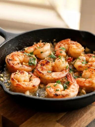 Garlic Butter Skillet Shrimp