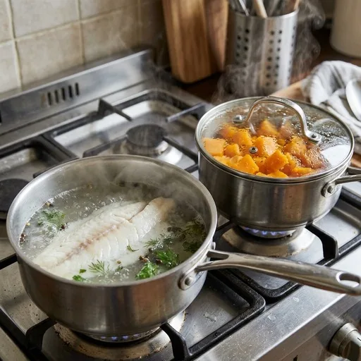 Flounder & Butternut Squash