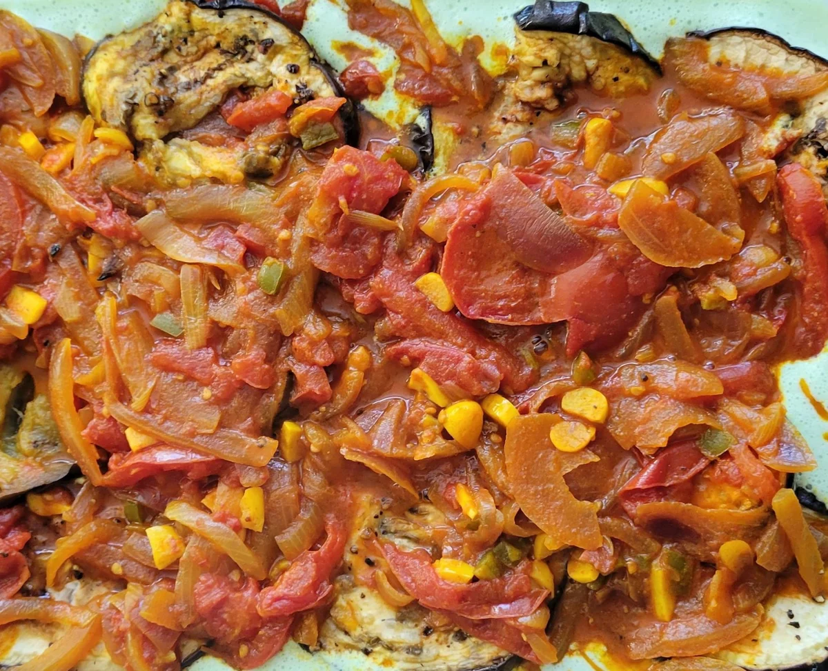Borani Banjan (Eggplant Yogurt) with a Twist
