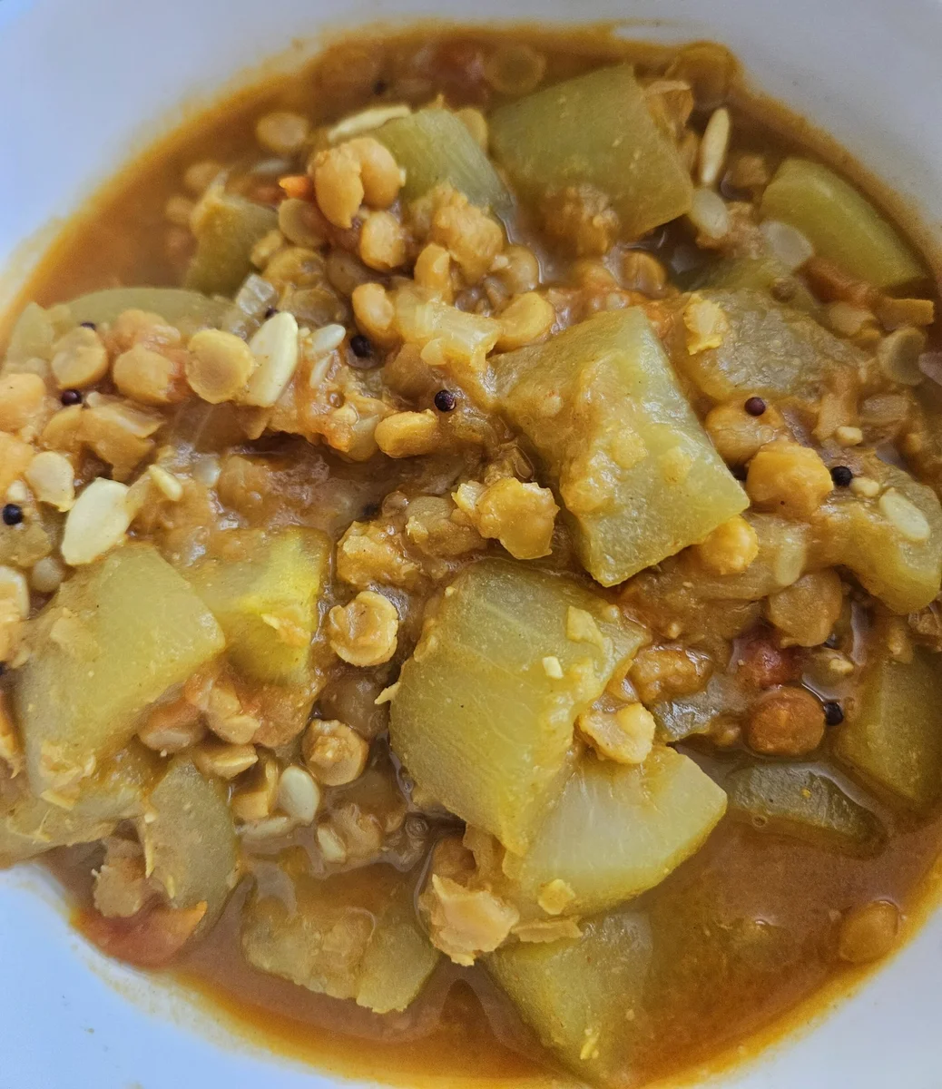 Lauki Dal - Opo Squash with Lentils - Instant Pot