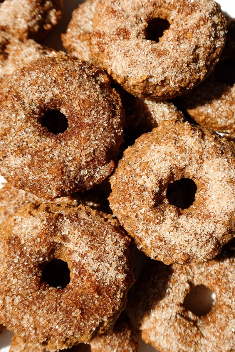 Vegan Apple Cider Donuts (Gluten-Free & Baked)