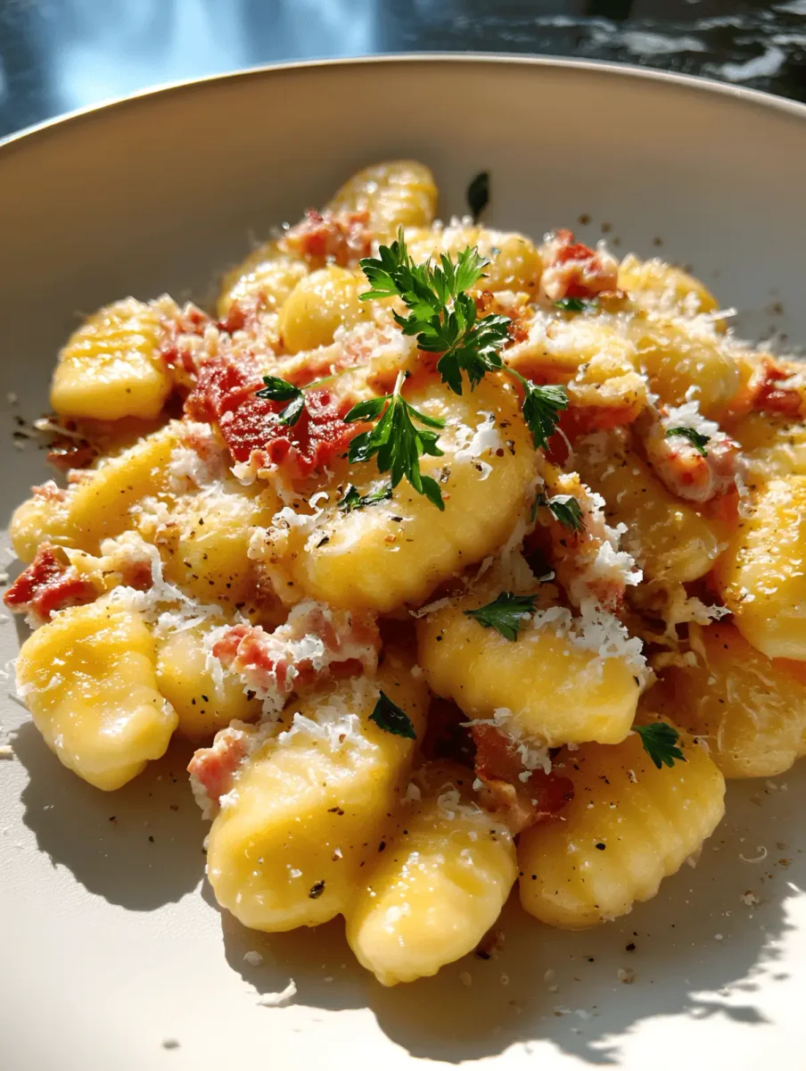 Gnocchi Carbonara