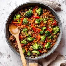 20-Minute Ground Turkey Teriyaki Stir Fry Recipe