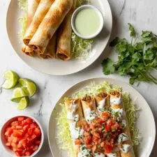 Air Fryer Chicken Taquitos Recipe