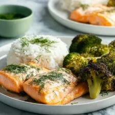 Air Fryer Lemon Dill Salmon Recipe