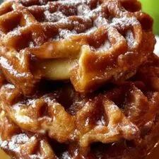Apple Fritter Waffle Donuts