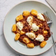 Baked Gnocchi Bolognese Recipe