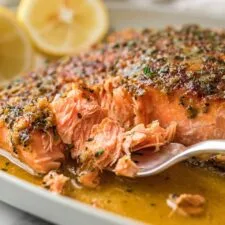 Baked Honey Mustard Salmon Recipe