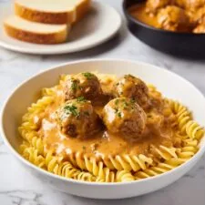 Baked Meatballs with Pasta Recipe