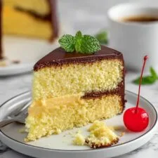 Boston Cream Pie with Chocolate Glaze Recipe